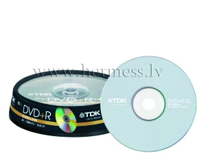 DVD+R 4.7GB/16x, CakeBox 10gab./iepak